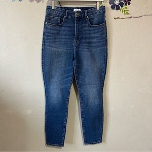 Good American Good Curve High Rise Skinny Jeans In Blue190  Size 10/30